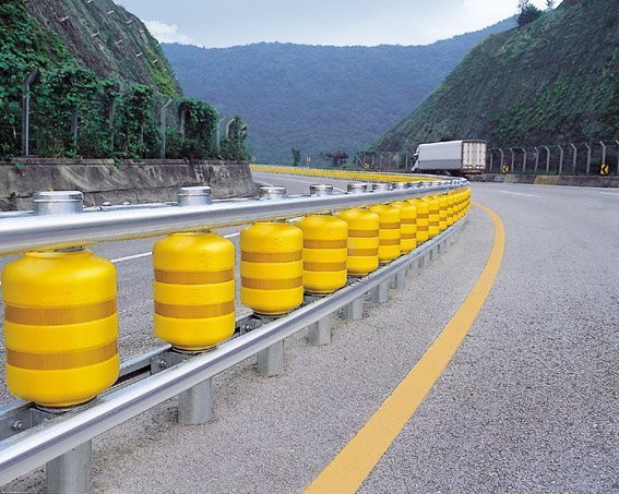 Funcionamento do guard rail inteligente