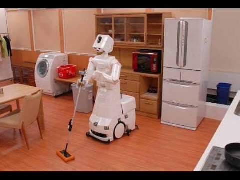 Limpeza com robôs
