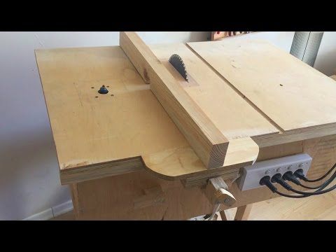 Mesa circular para serra